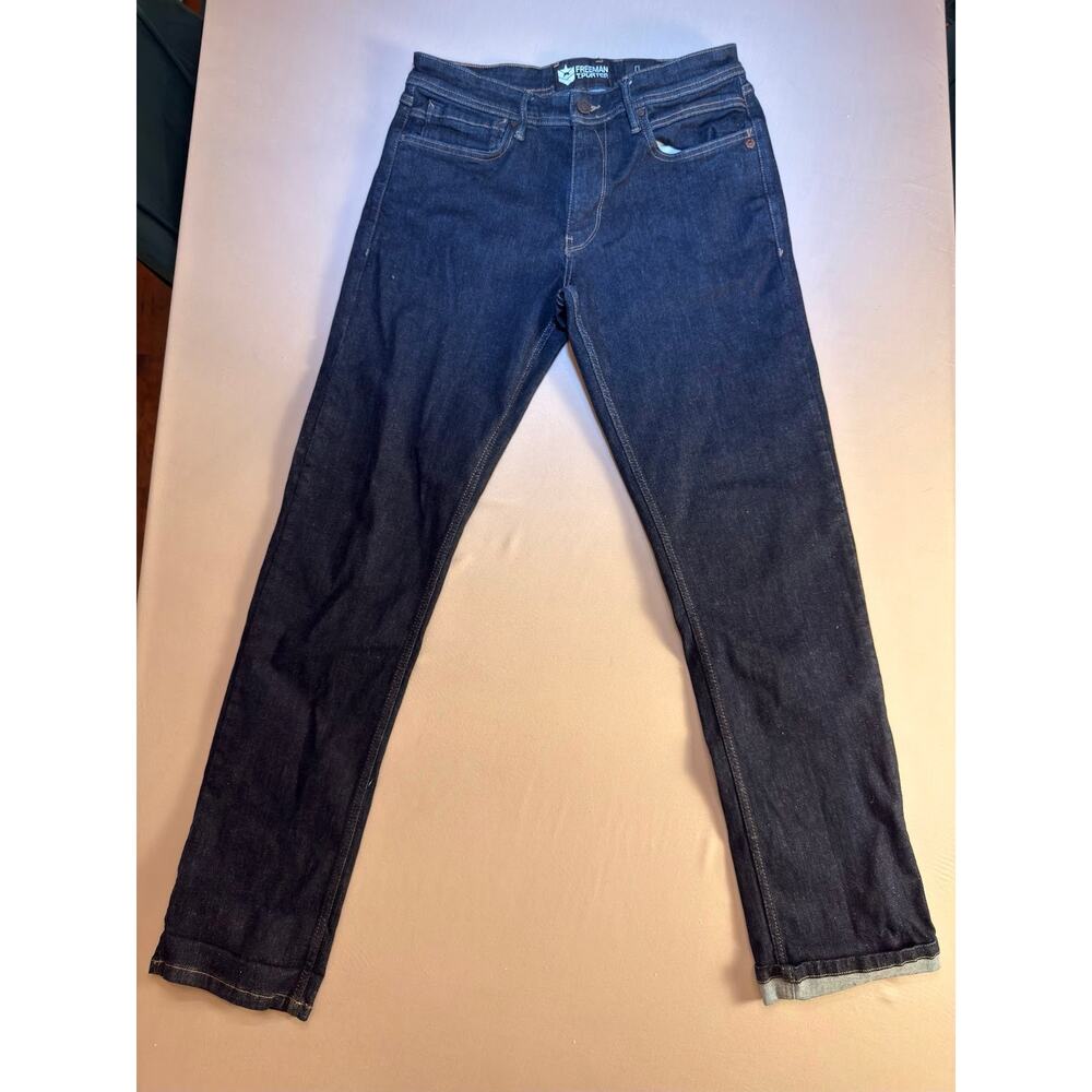 Freeman T. Porter Slim Fit Jeans — Large (Dark Wash)